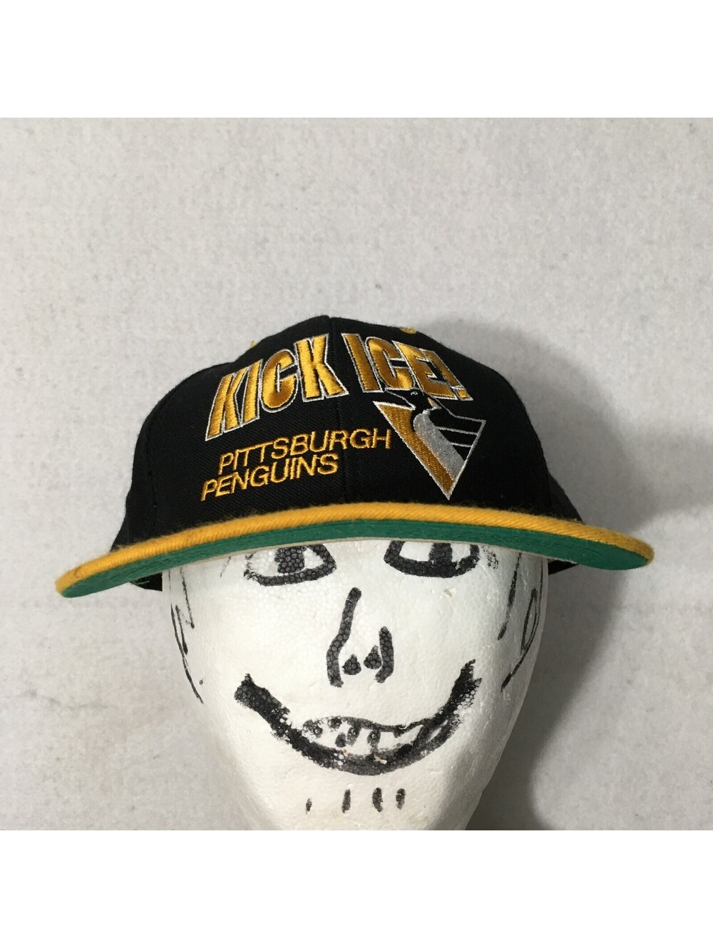 Pittsburg Penguins "90s KICK ICE Collection" Snapback Hat. AMERICAN NEEDLE